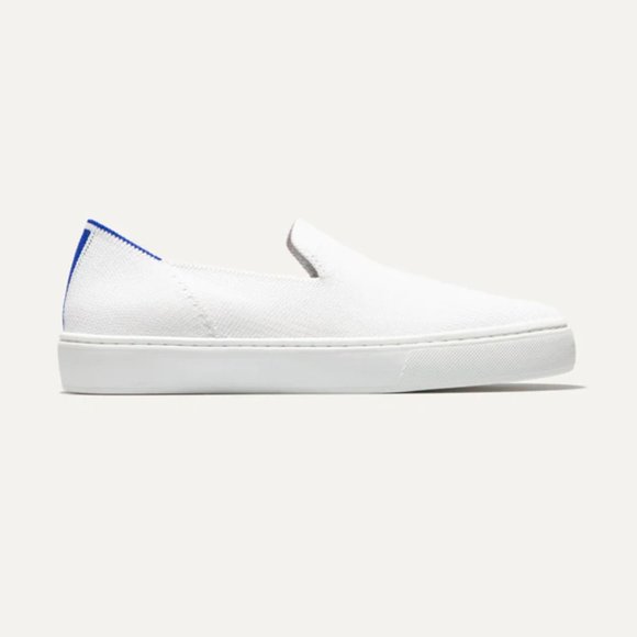 Rothy's Original Slip On Sneaker in Bright White - Picture 1 of 7
